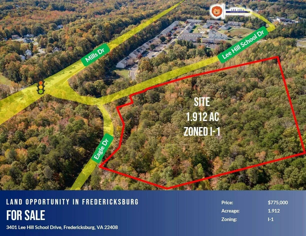 Land -Industrial in Fredericksburg - Fredericksburg, Virginia, 22407