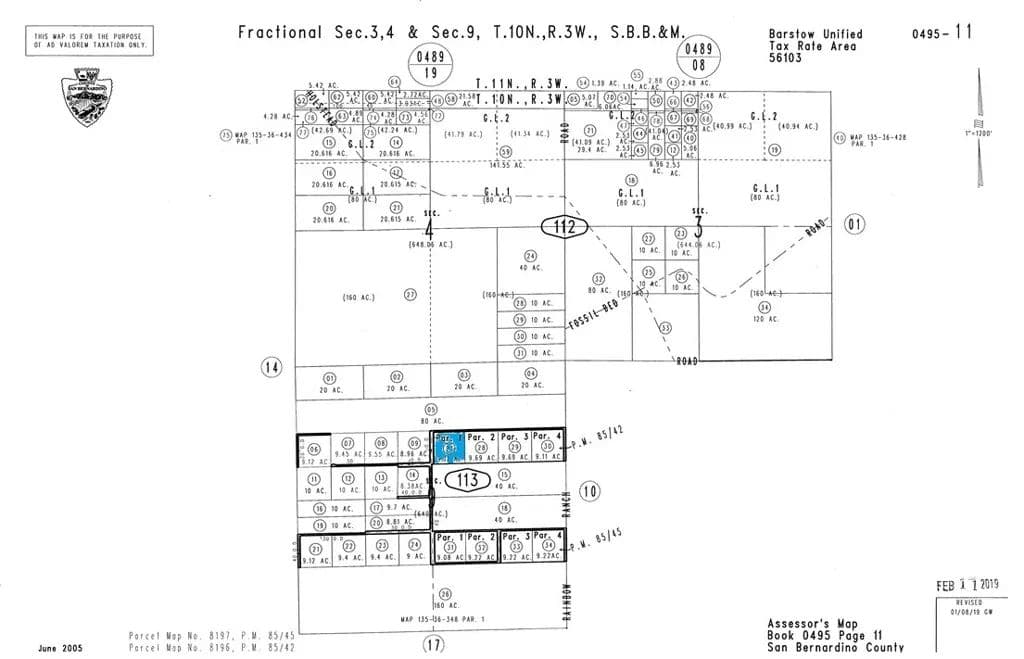 9.11 Acres of Land for Sale in Hinkley, CA - Hinkley, California, 92347