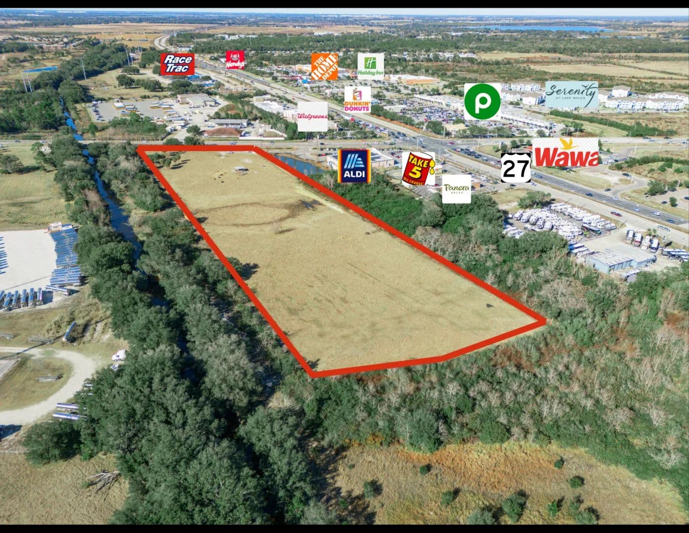 9± Acre Commercial Site Adjacent to ALDI  - Lake Wales, Florida, 33853