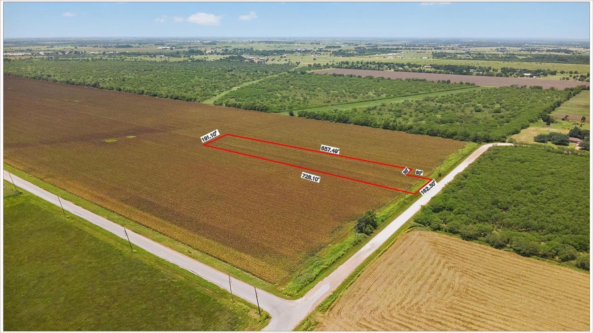 Property from Tract 8 Jurica Road - KW - Sealy, Texas, 77474