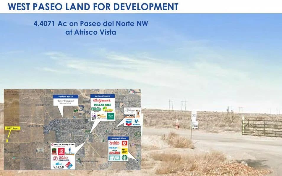 Property from Paseo Del Norte NW - KW - Rio Rancho, New Mexico, 87114