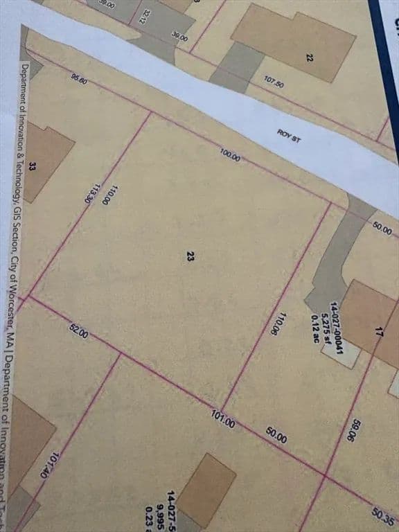 Vacant Land in Worcester