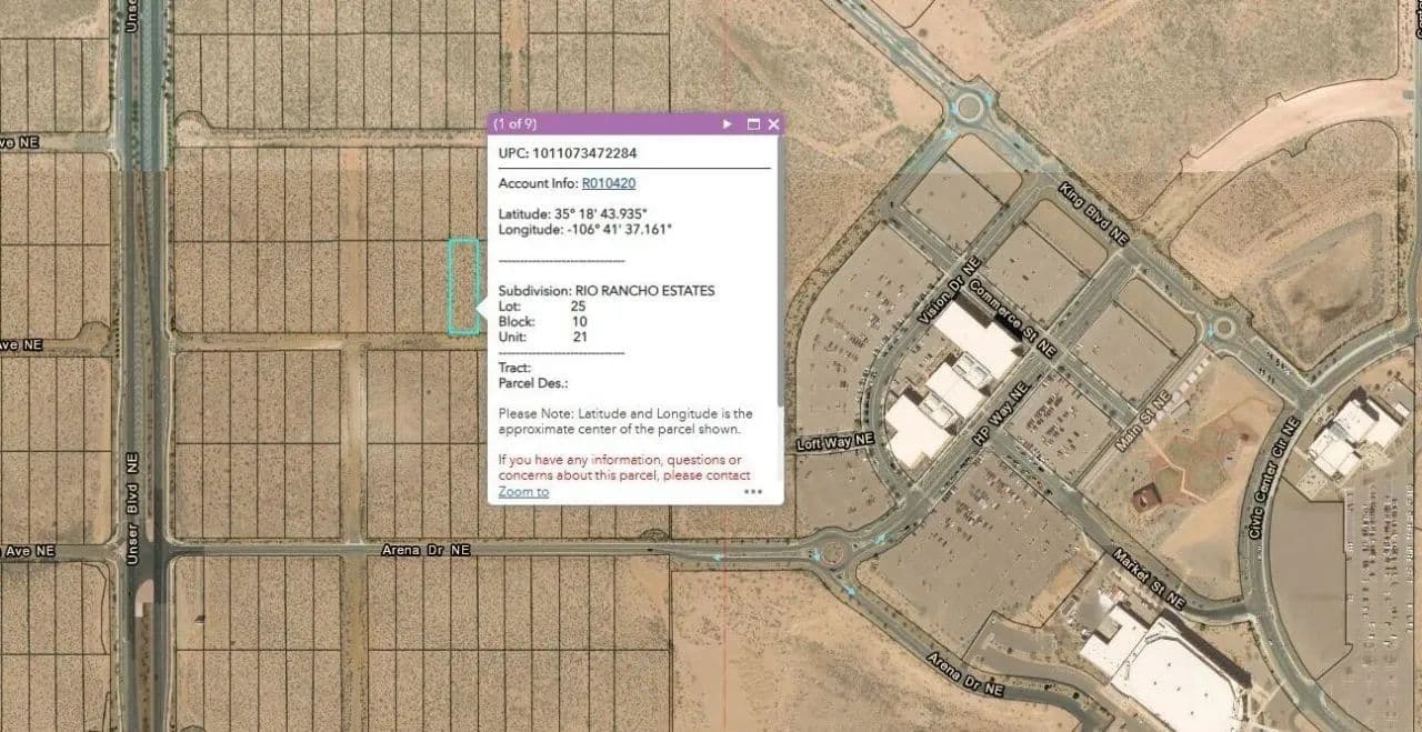 Land -Single Family Acreage in Rio Rancho - Rio Rancho, New Mexico, 87144