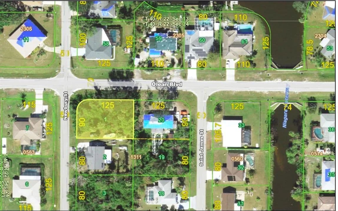 0.24 Acres of Land for Sale in PORT CHARLOTTE, FL - Port Charlotte, Florida, 33952