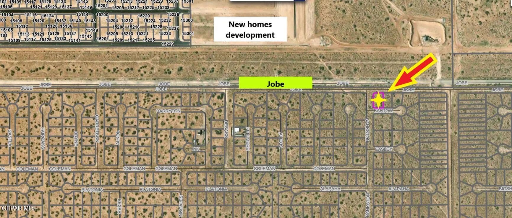 Property from 0 Jobe Road - KW - El Paso, Texas, 79938