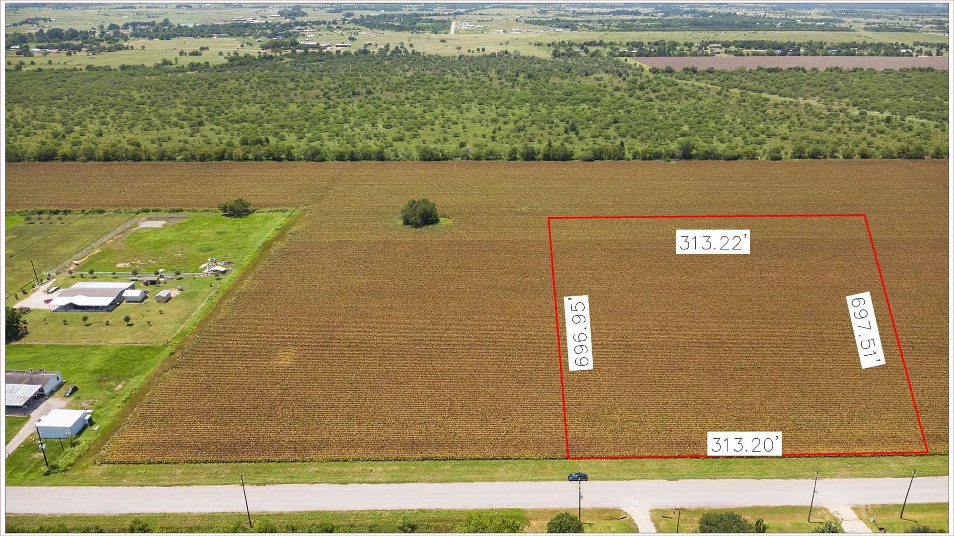 Property from Tract 1 Jurica Road - KW - Sealy, Texas, 77474