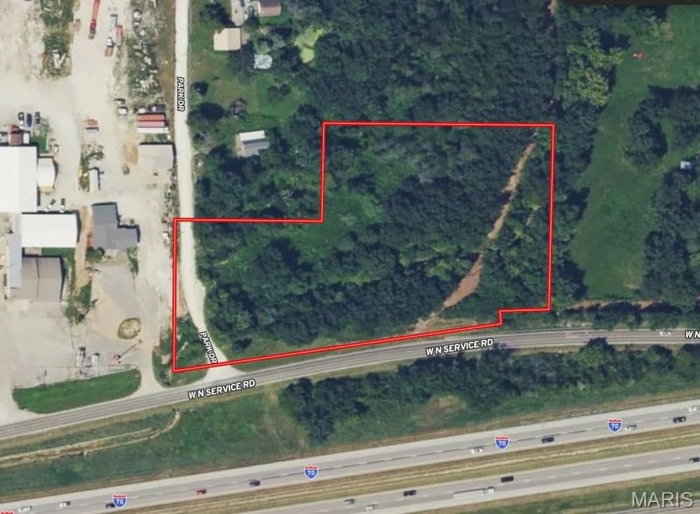Property from 4 Acres N Service Rd E - KW - Wright City, Missouri, 63390