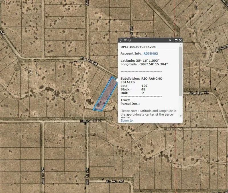 Land -Single Family Acreage in Rio Rancho - Rio Rancho, New Mexico, 87124