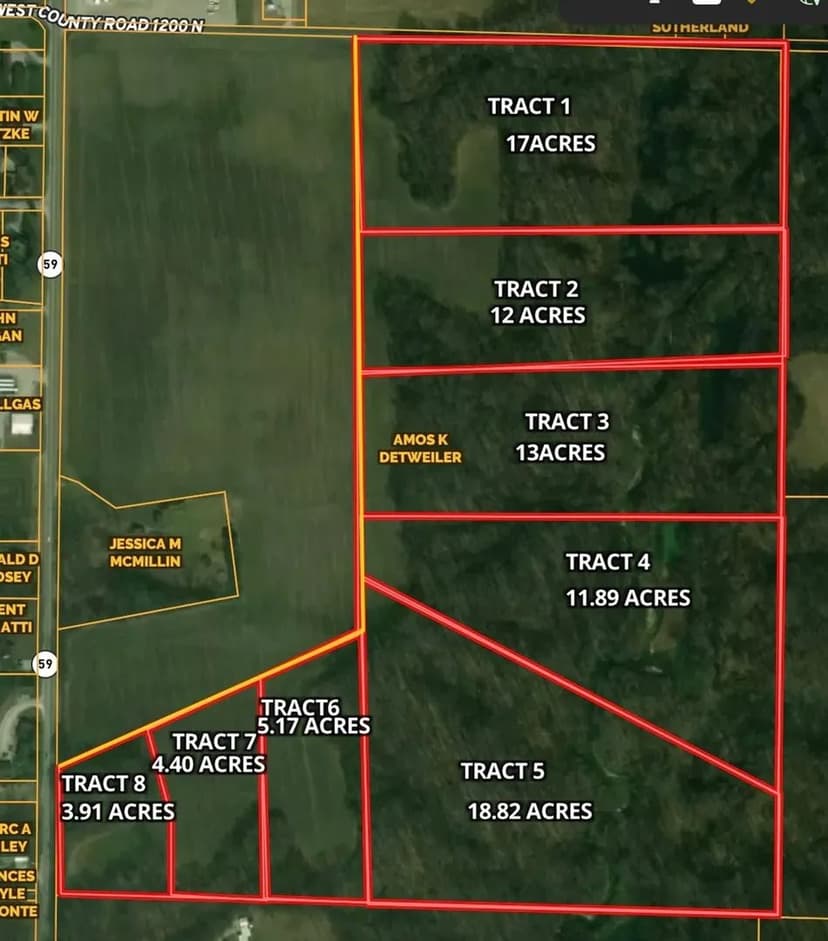 Tract 1 CR 1200 N Brazil