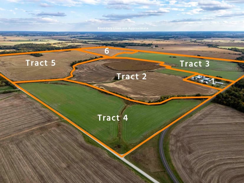 Audrain County Missouri Land for Sale at Auction - Edward and Gertrude Sprock Revocable Trust Farm