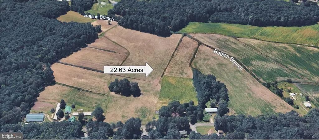 22.63 Acres of Land for Sale in FRANKFORD, DE - Frankford, Delaware, 19945