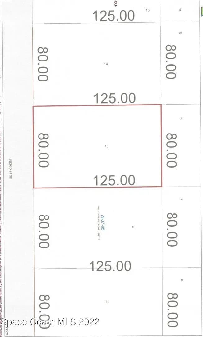 Property from 761 Indigo Street SE - KW - Palm Bay, Florida, 32909