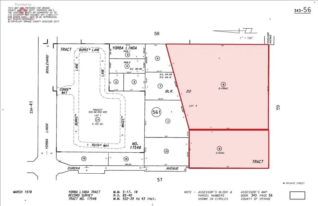 7 Acres of Land for Sale in Yorba Linda, CA - Yorba Linda, California, 92886
