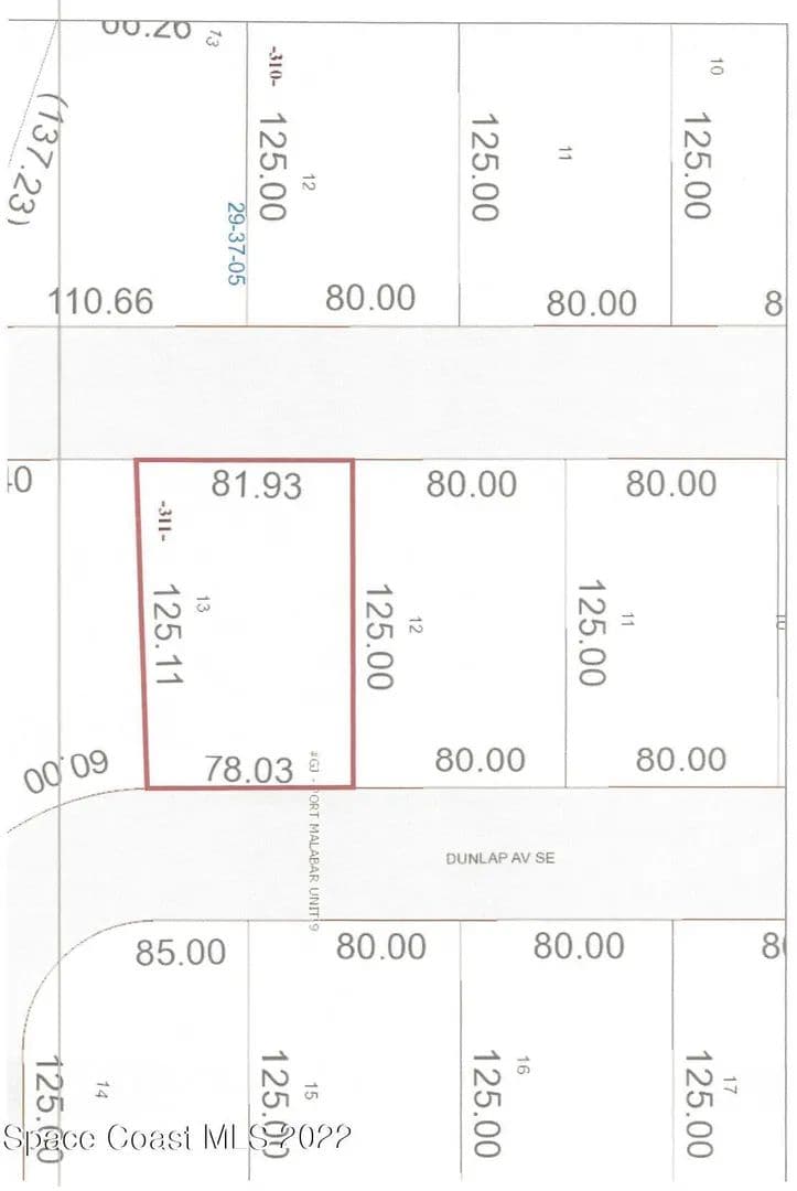 Property from 388 Dunlap Avenue SE - KW - Palm Bay, Florida, 32909