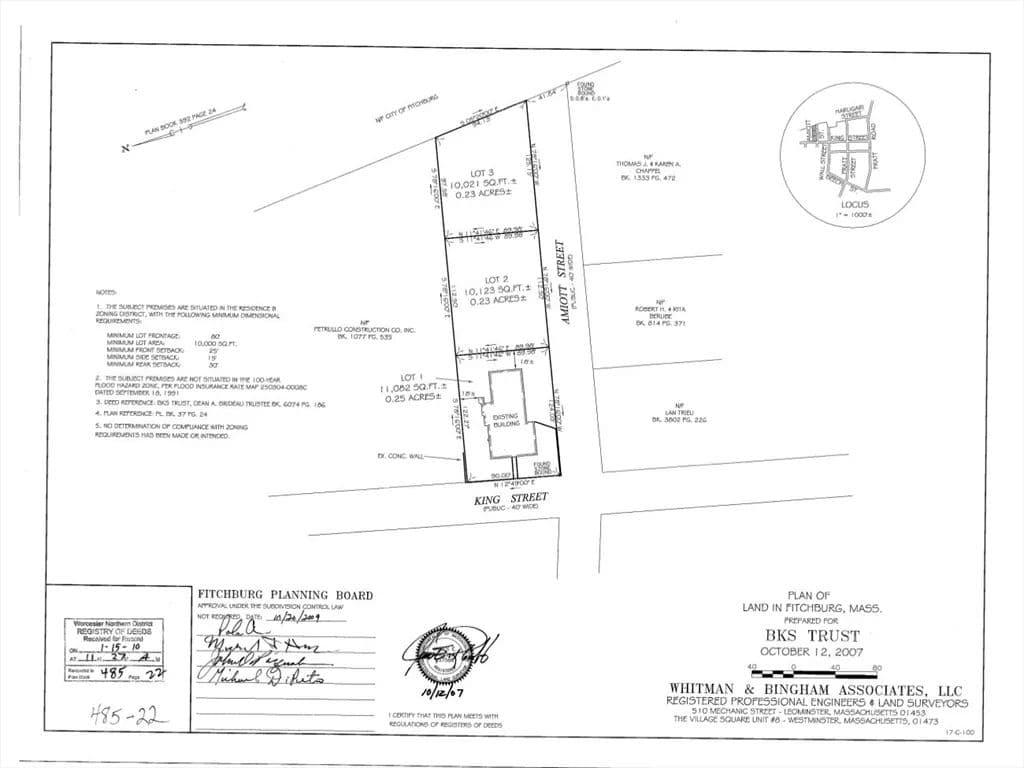 Vacant Land in Fitchburg - Fitchburg, Massachusetts, 01420