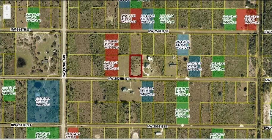 Property from 18935 NW 252nd Street - KW - Okeechobee, Florida, 34972