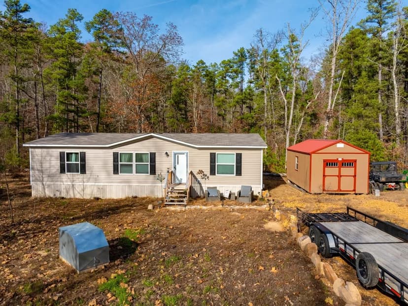 45 +/- Acres, 2024 Doublewide Mobile, Calico Rock, Arkansas