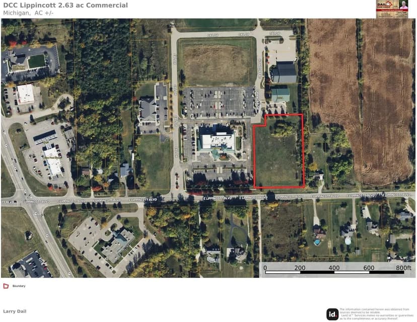 Commercial Lot, 2.7 acres Vacant in Commerce Park of Davison