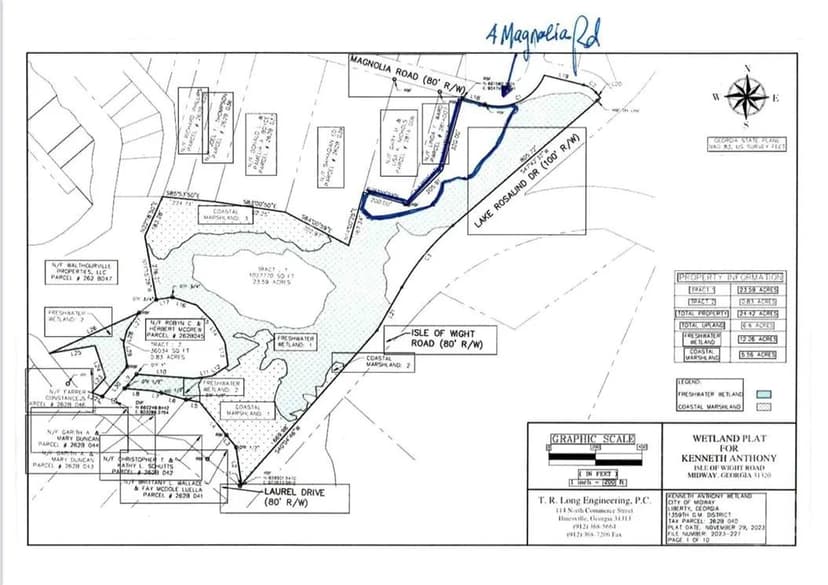 Property from 4 Magnolia (2 acres) Road - KW