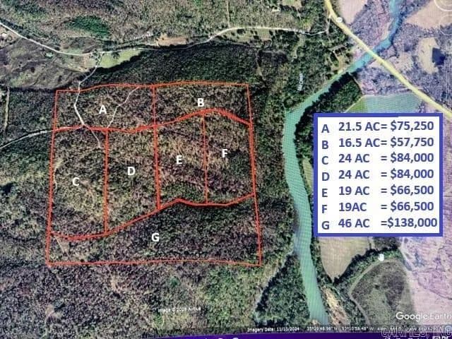 Land -Agricultural (Not Zoned) in Dover - Dover, Arkansas, 72837