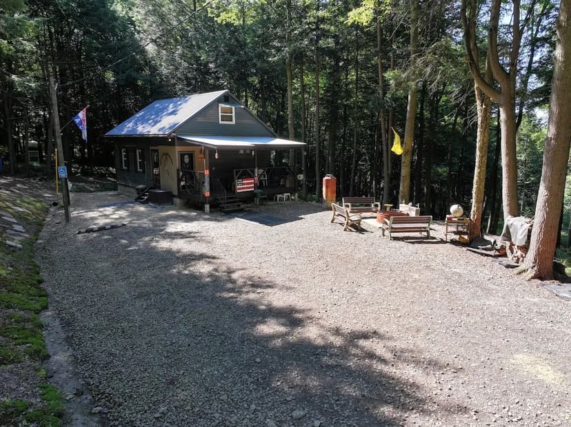 Country Cabin with 6.2 acres of Hunting and Recreational Land in Portville NY 1209 Little Loop Rd