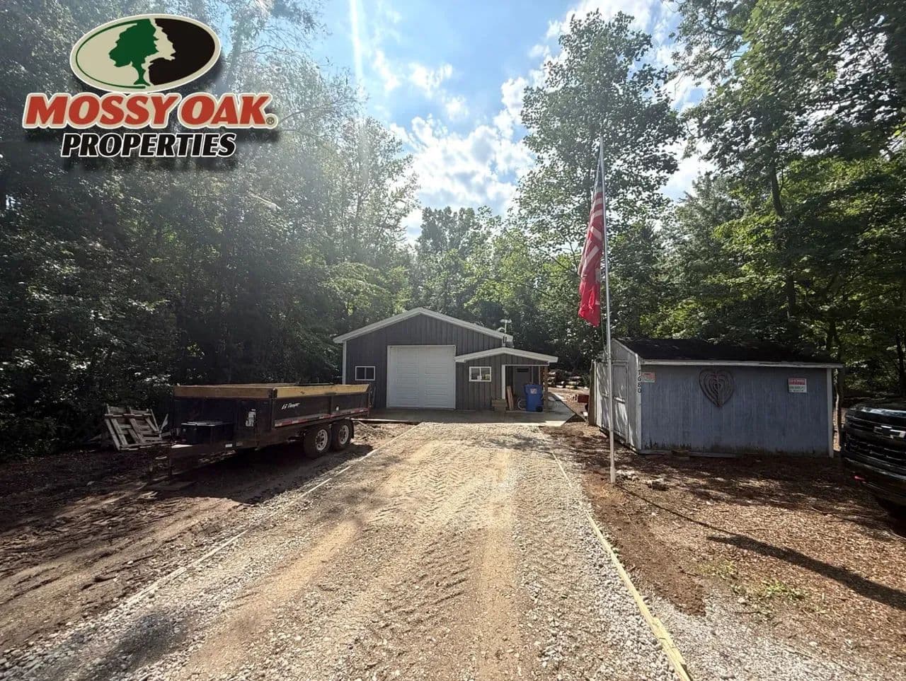 24 +/- acres - 7680 W Happy Landing Ln Michigan City, IN, 46360 - Pole Barn - Land for Sale - Michigan City, Indiana, 46360