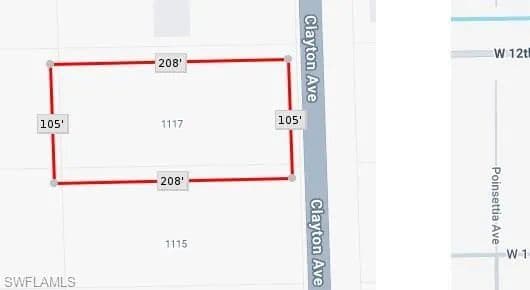 Property from 1117 CLAYTON AVE - KW - Lehigh Acres, Florida, 33972