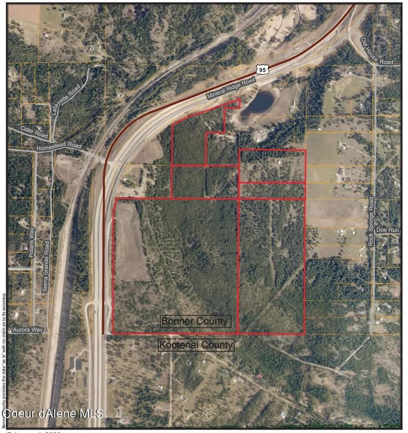 Property from NKA HWY 95 - KW