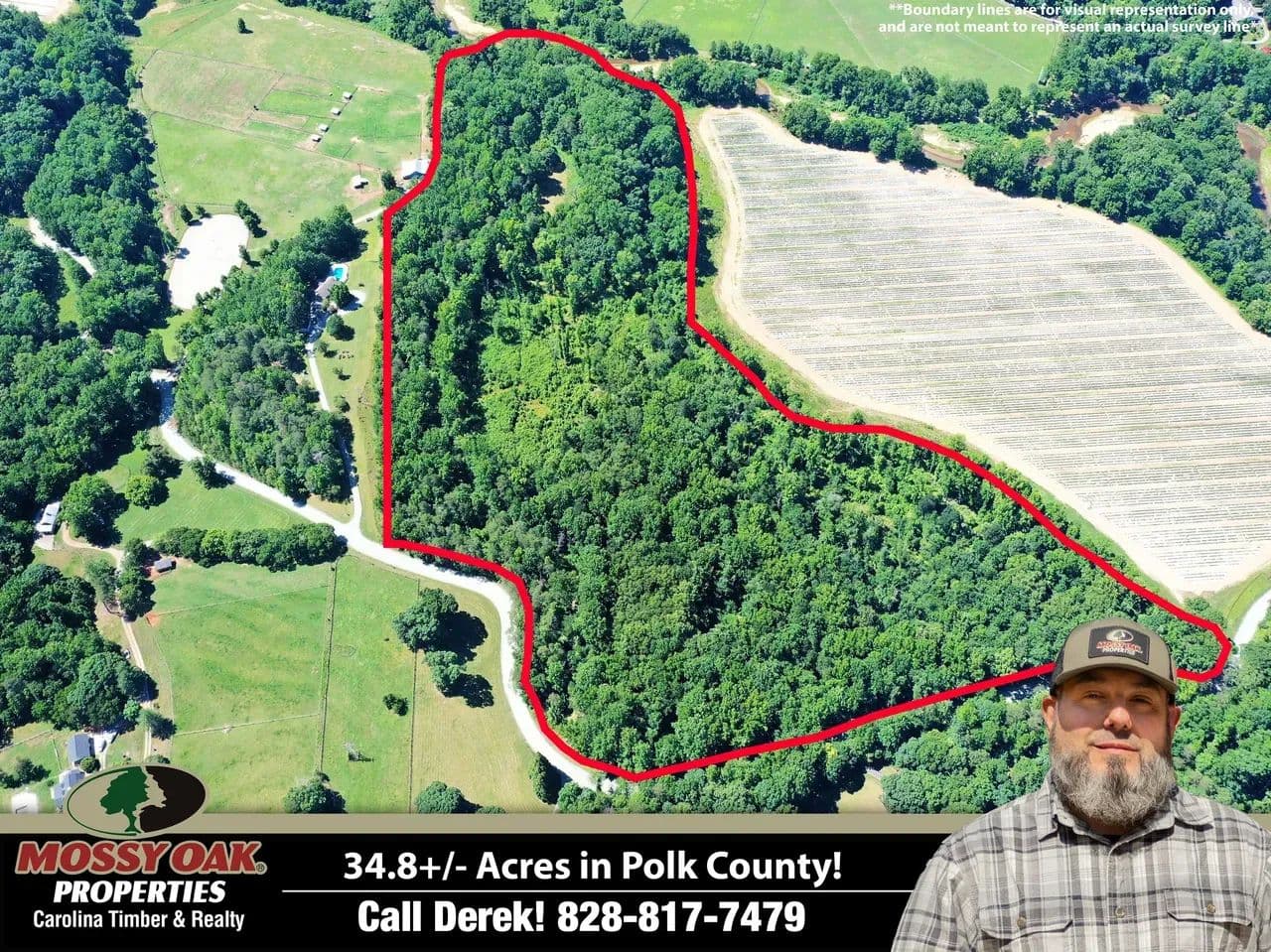34.8+/- Acres on River Road in Columbus NC - Columbus, North Carolina, 28722