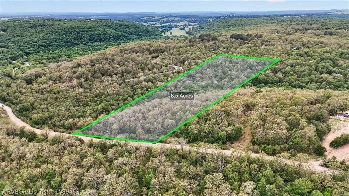 Property from 8.5 AC TBD Tract 1 Low Gap Road - KW - Sallisaw, Oklahoma, 74955