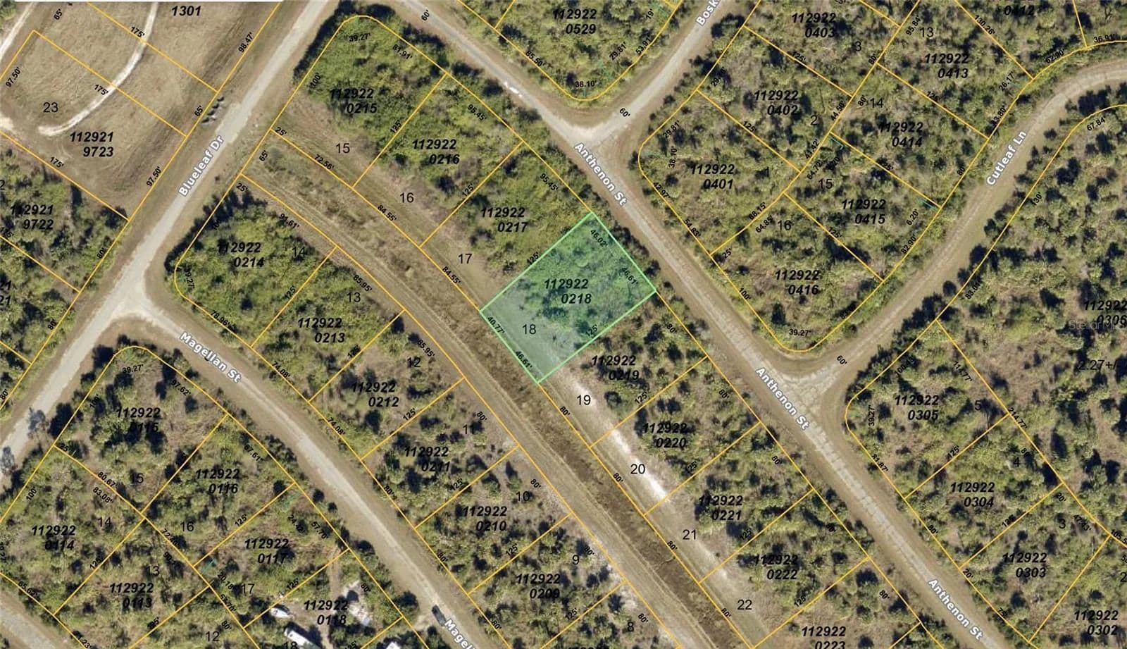 Property from ANTHENON STREET - KW - North Port, Florida, 34288