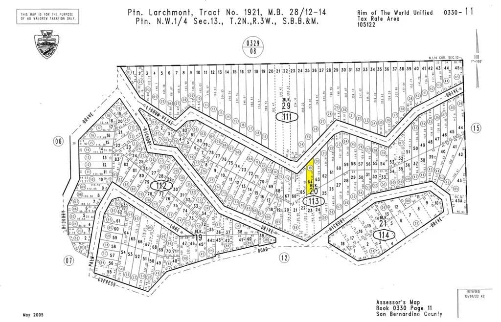 Vacant Land in Cedar Glen - Cedar Glen, California, 92321