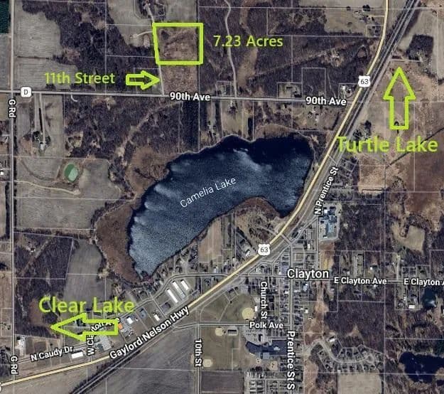 7.23 Acres of Land for Sale in Clayton, Wisconsin - land for sale