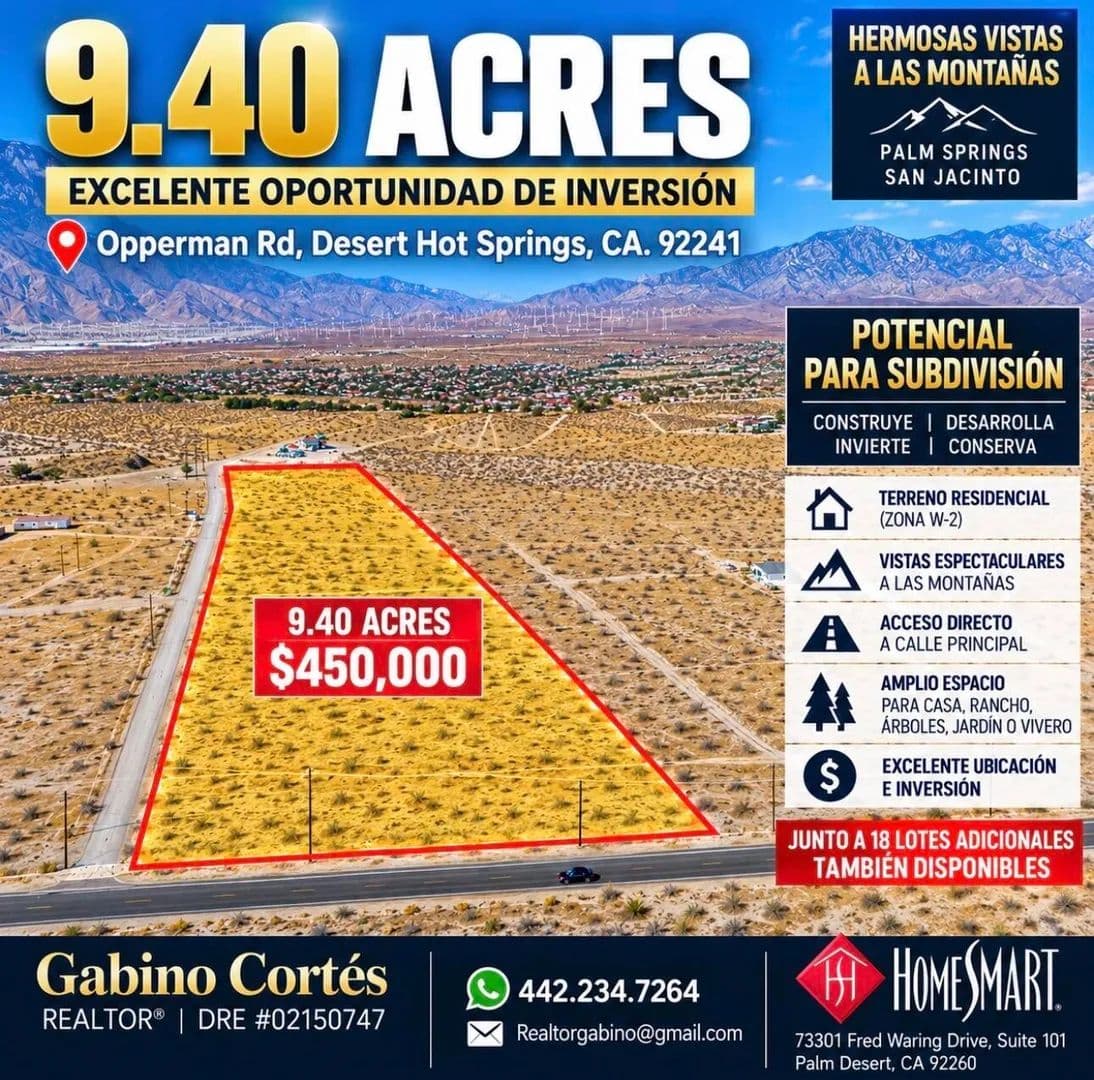 Lots & Land-Other in Desert Hot Springs - Desert Hot Springs, California, 92241