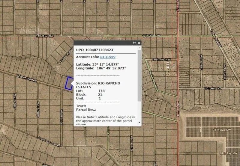 Land -Single Family Acreage in Rio Rancho - Rio Rancho, New Mexico, 87144