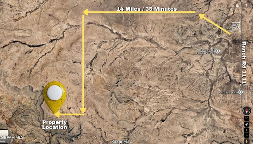 Property from Lot 9 Yaqui Road - KW