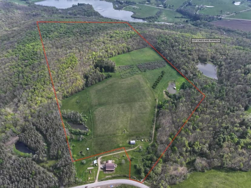 75 acres Recreational Land with Large Barn and 2 Ponds in Franklinville NY E. Hill Rd