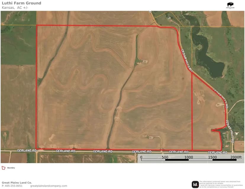 Barber County 211.5± Acres – Nearly 100% Tillable | Class I Pond Creek Soils | Gerlane Rd
