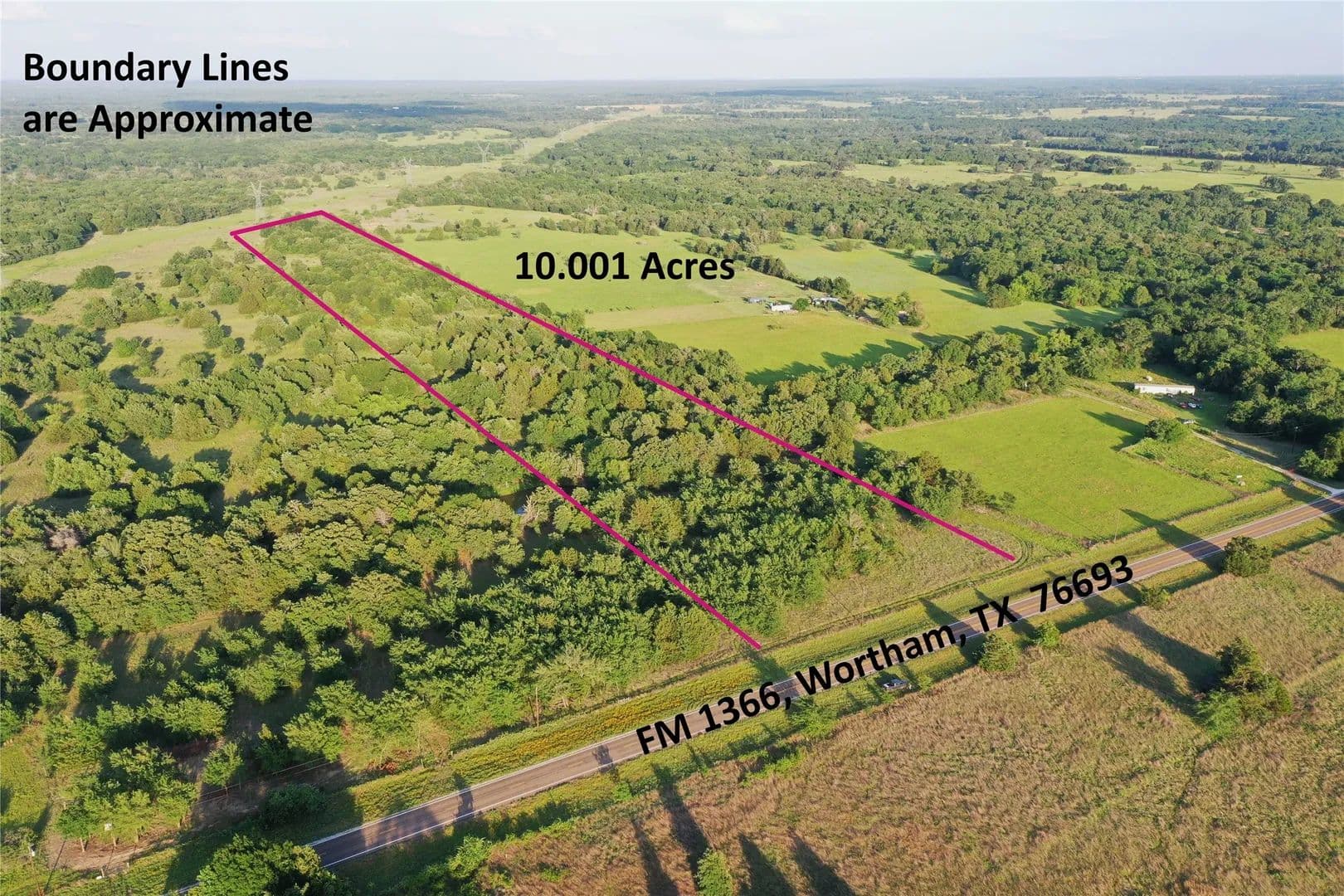 10 Acres of Land for Sale in Wortham, Texas - Wortham, Texas, 76693