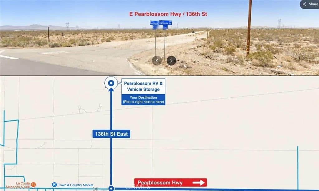 9.59 Acres of Land for Sale in Pearblossom, CA - Pearblossom, California, 93553