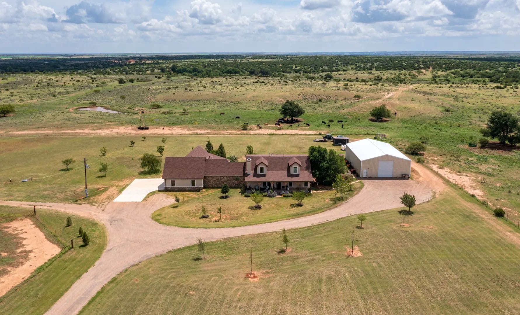 160 acre Ranch with Home - Clarendon, Texas, 79226