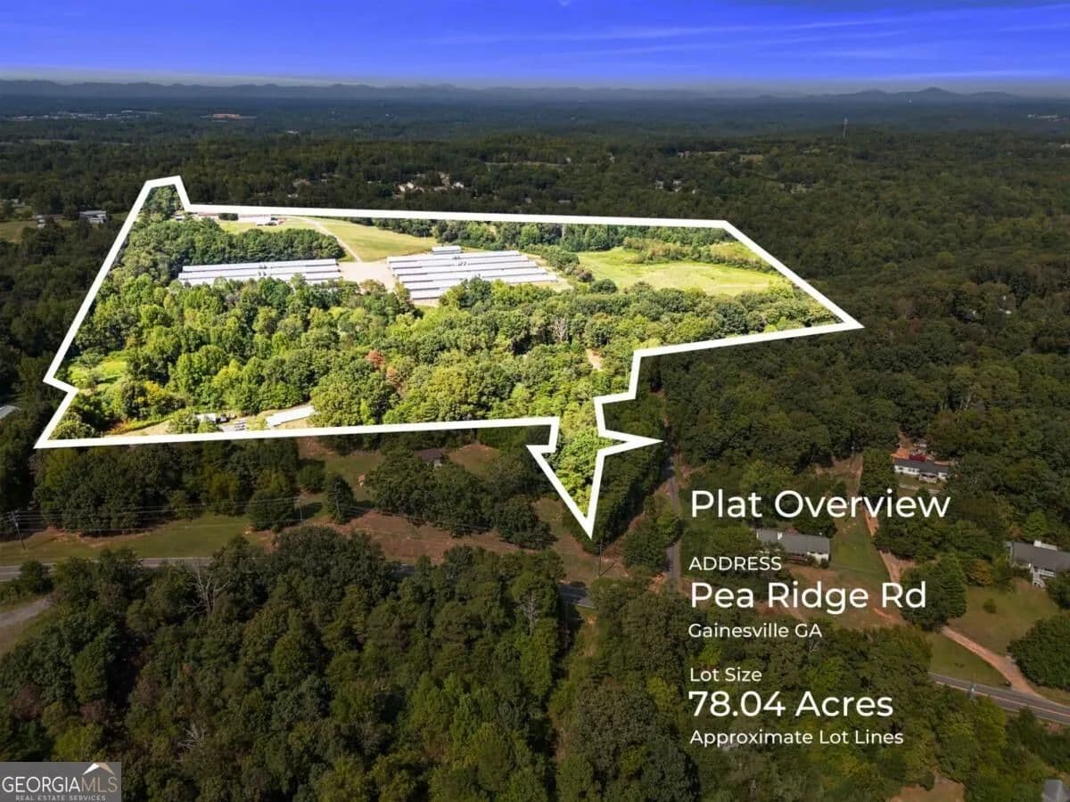 78 Acres of Land for Sale in Gainesville, GA - Gainesville, Georgia, 30506
