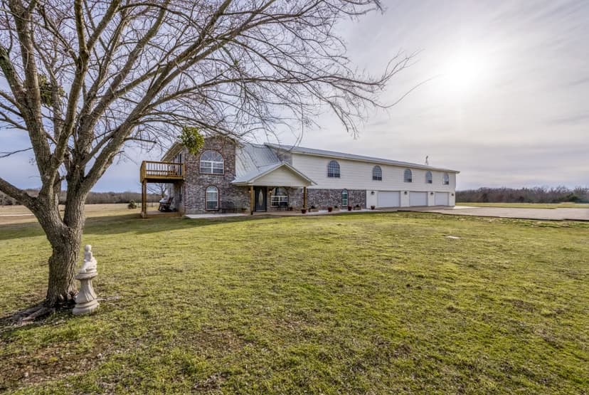 Two-Story Lodge-Style Home on 110 Acres - 1522 Burney Cemetary