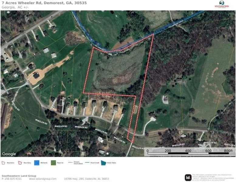 7 Acres Wheeler Rd Demorest, GA