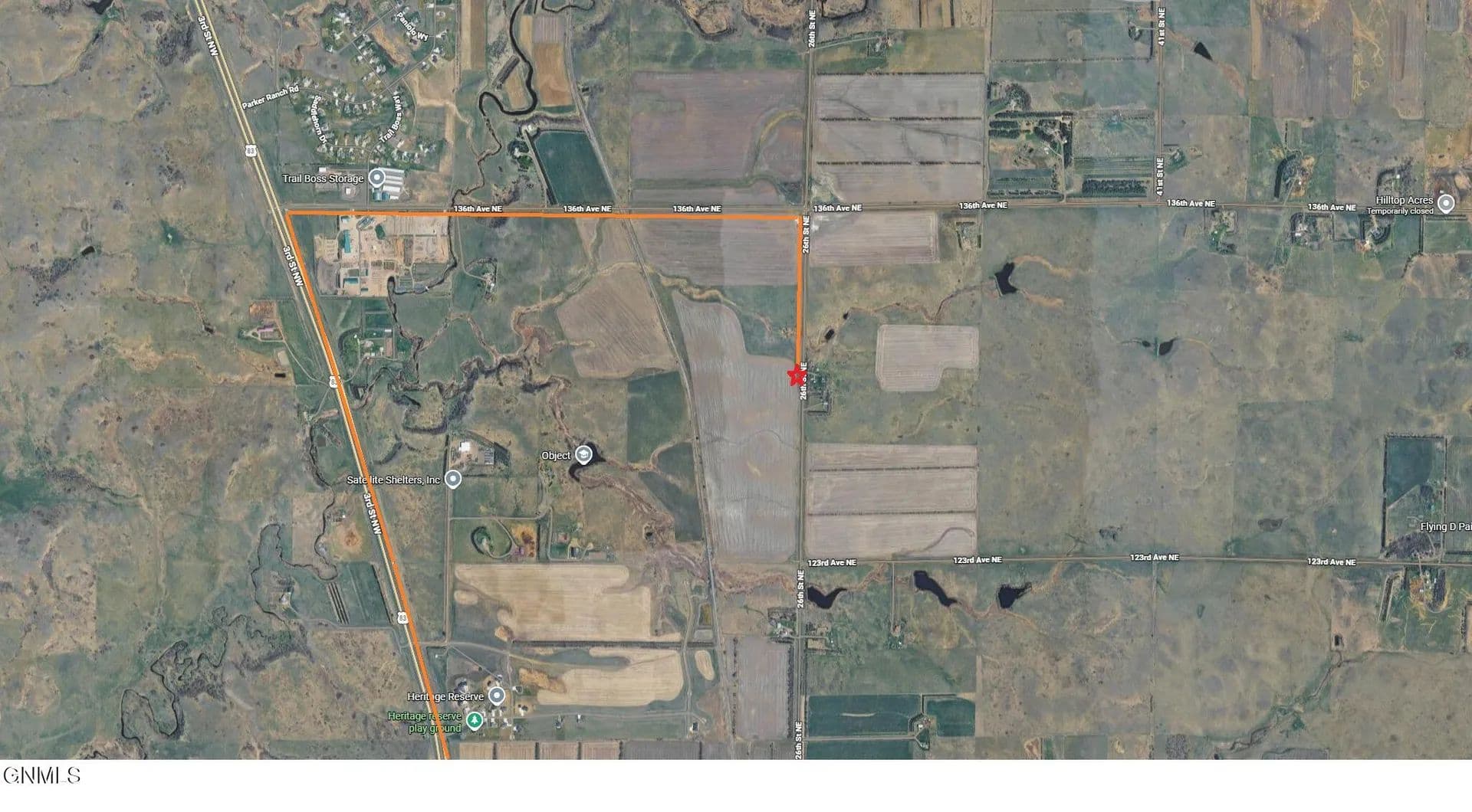 Property from Lot 1 26th Street Ne - KW - Bismarck, North Dakota, 58503