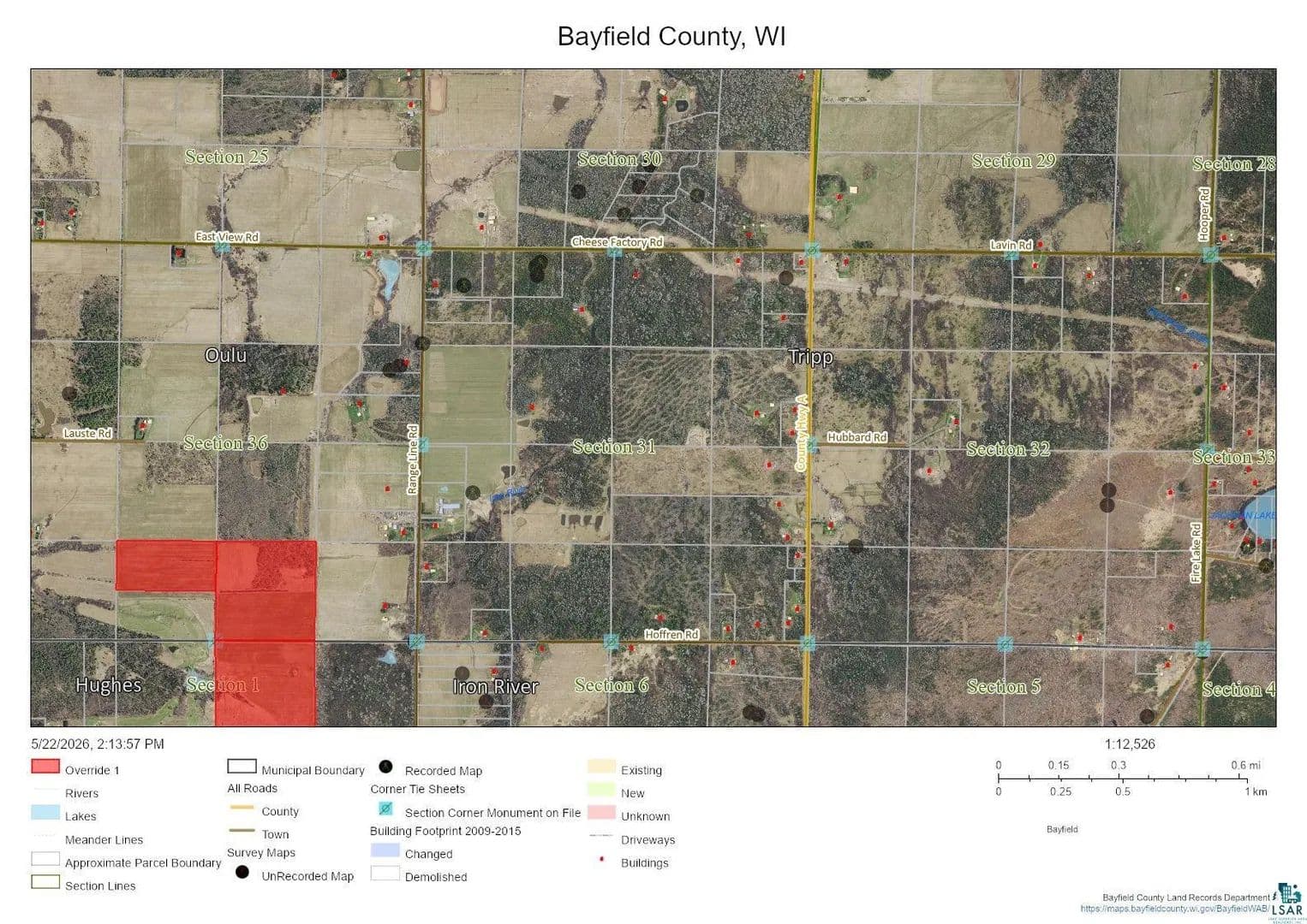 104.24 Acres of Land for Sale in Iron River, Wisconsin - Iron River, Wisconsin, 54847