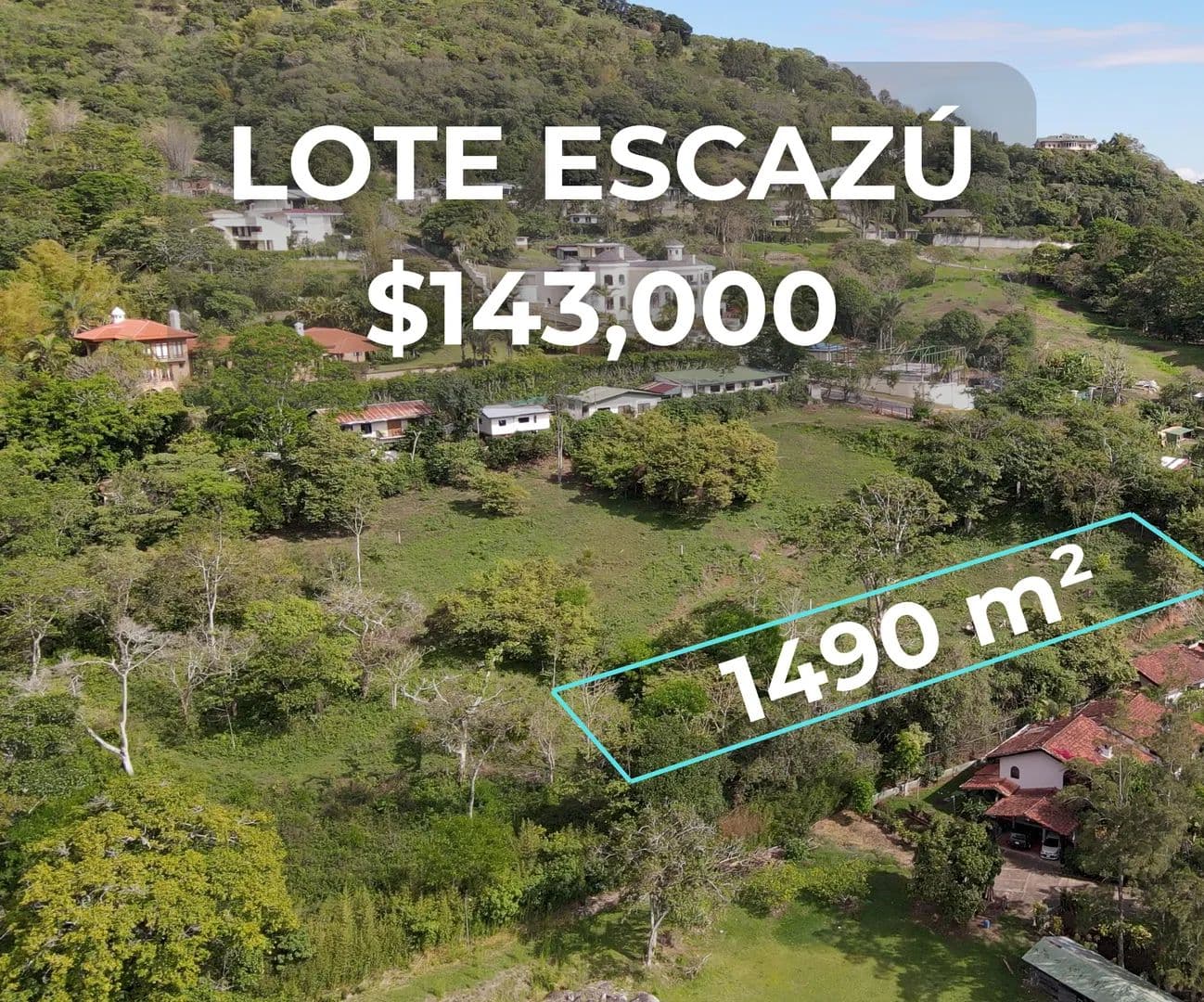 Lote Independiente de 1.490 m² en San Antonio de Escazú - land for sale