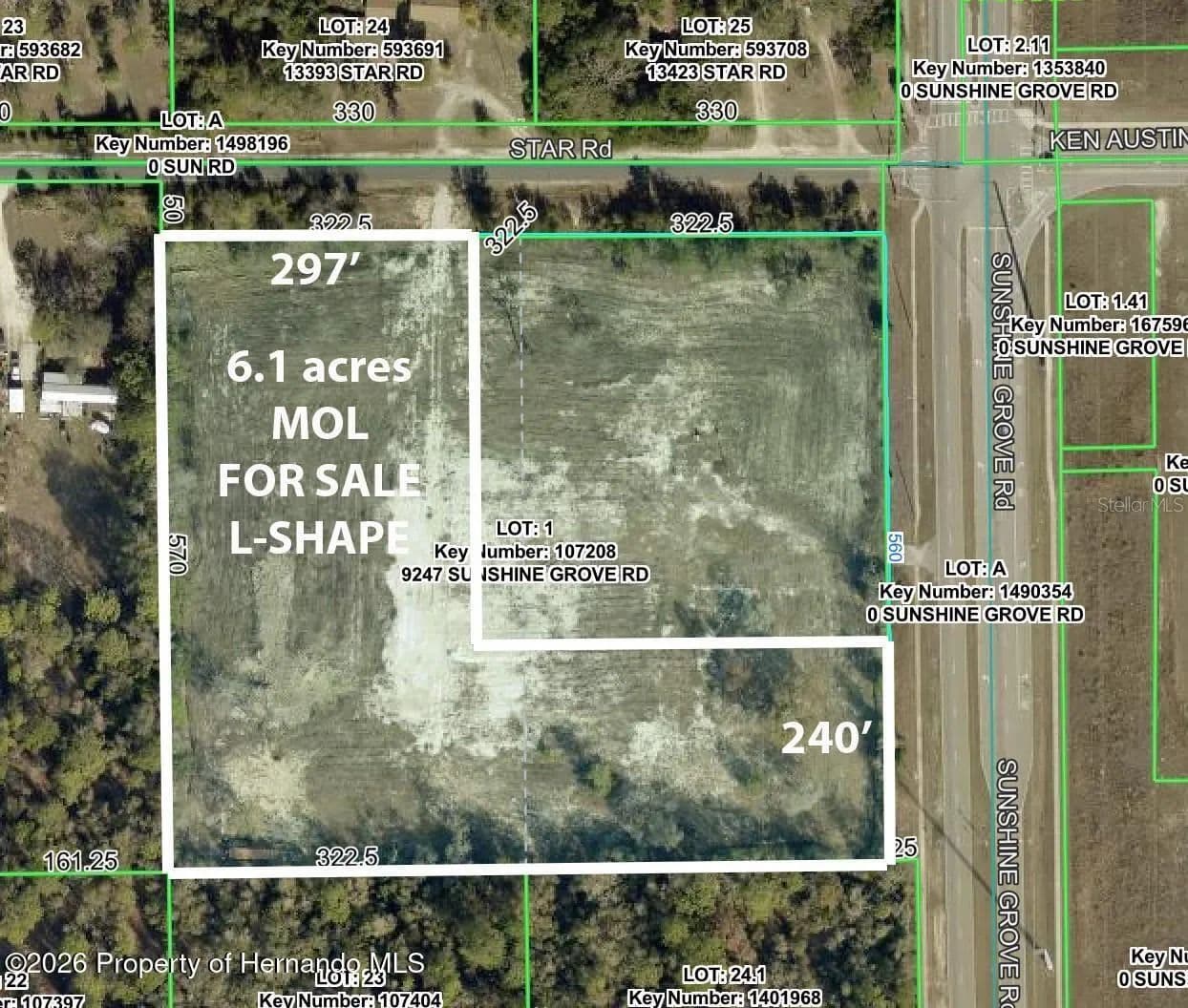 Property from 9247 Sunshine Grove Road - KW - Brooksville, Florida, 34613
