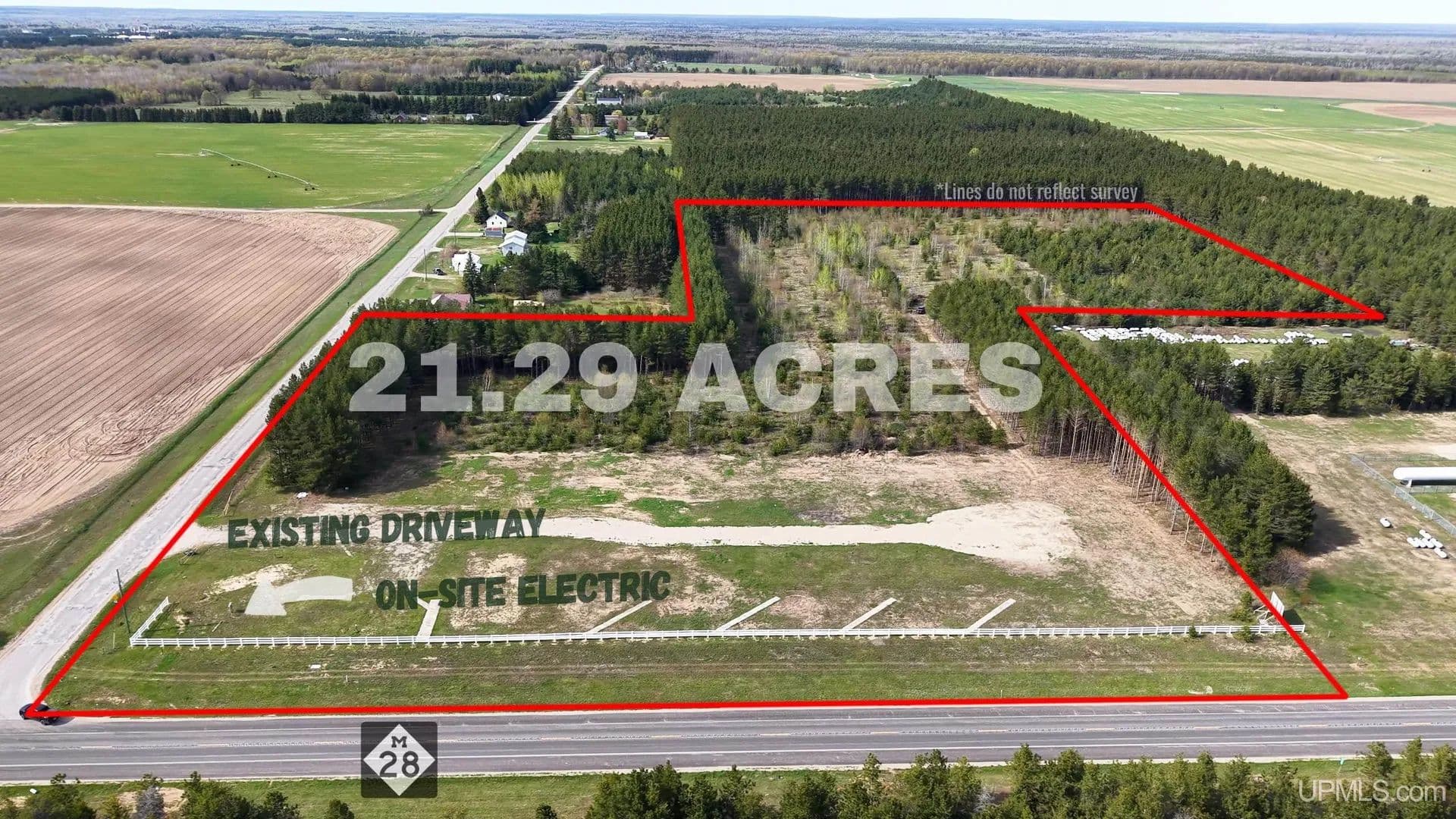 Property from 12184 M-28 - KW - Newberry, Michigan, 49868