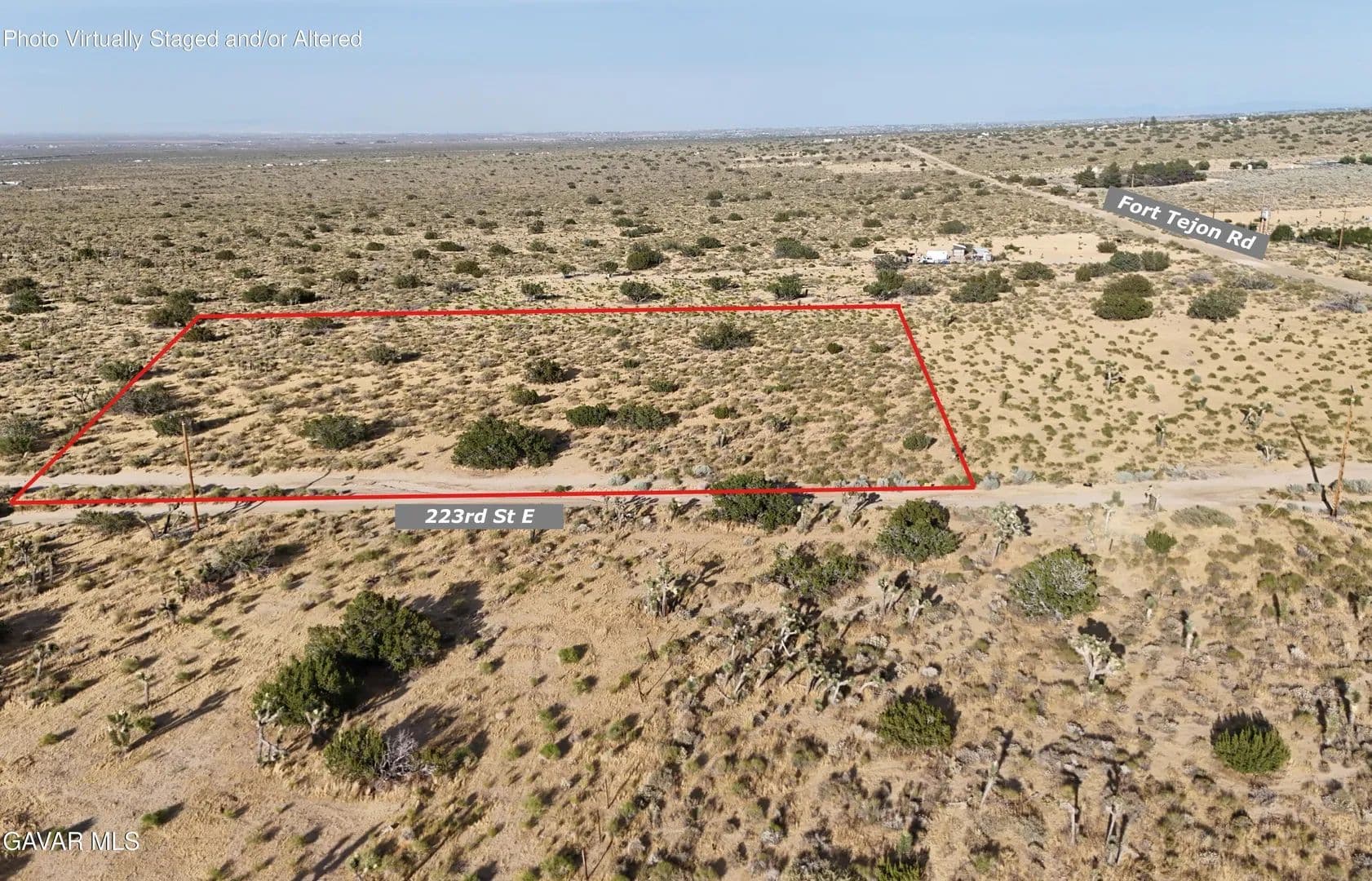 Property from 223rd St E - KW - Llano, California, 93544